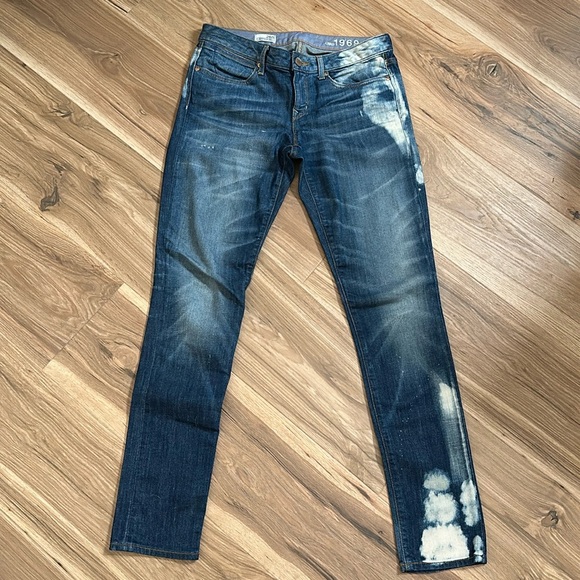 Gap 1969 Acid Wash Skinny Jeans - Picture 1 of 4